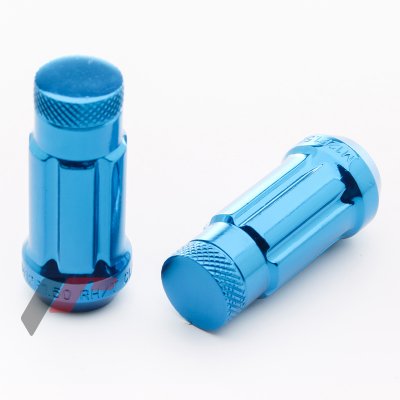 JR Geschmiedete Stahl Lug Nuts BLAU 3 - M12x1.5 20 Stk. Set